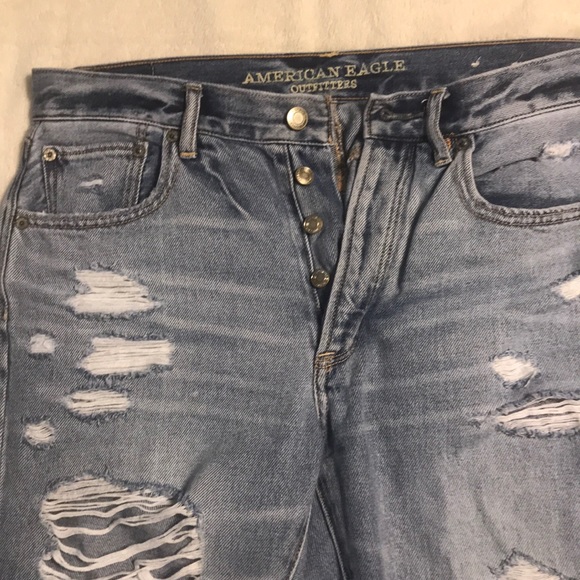 American Eagle Outfitters Denim - American Eagle Hi-Rise Girlfriend Jeans